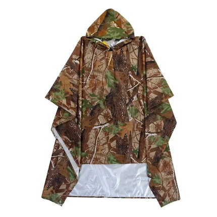 Ultimate Waterproof Poncho Ripstop Nylon For Adventurers Keeps You Dry All Day Outdoors - GetGadgets
