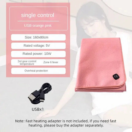 USB Elektrische Deken - Verwarmde Mat - GetGadgets