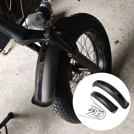 Rugged Bike Mud Guards Front Rear Set Durable PP Material For Clean Rides