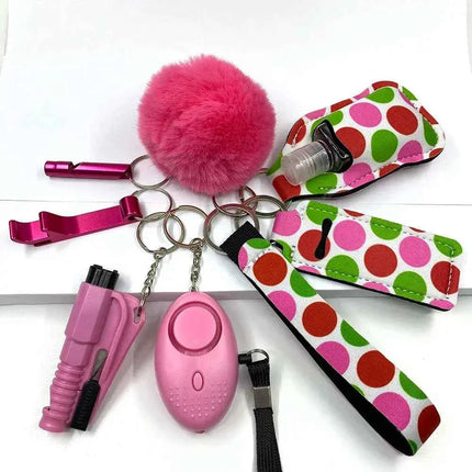 Empowering Self Defense Keychain Set For Women Quick Access Daily Safety