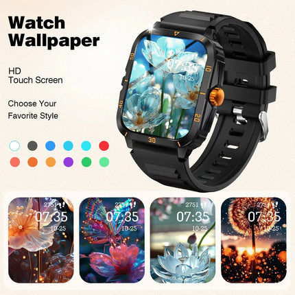 Smart Watch, Wireless Calls, Music Playback, Message Reminders, Multi-Sports Mode, Suitable For Men And Women - GetGadgets
