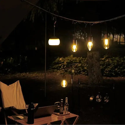 Ultimate LED Camping Hanging Lamp With Rechargeable Battery For Clear Campsite Illumination - GetGadgets