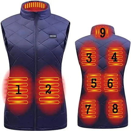 Women's vest with heating (without power bank) - GetGadgets