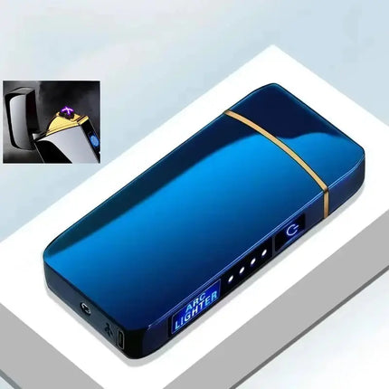 New Electric Lighter USB Charging Windproof Double Arc - GetGadgets