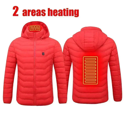 Premium Self Heating USB Jacket For Outdoors 23 Zones - GetGadgets