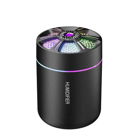 Powerful and Efficient Air Humidifier 180ML Aromatherapy Aroma Diffuser Essential Oil with Colorful Lights for Home Car Bedroom - GetGadgets