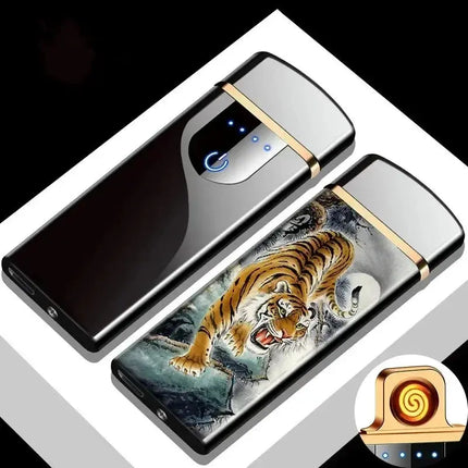 New Electric Lighter USB Charging Windproof Double Arc - GetGadgets