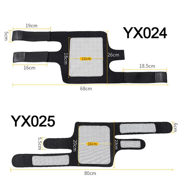 Loogdeel Self Heating Knee Pads Magnetic Therapy Adjustable - GetGadgets