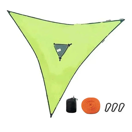 Portable Triangle Hammock Anti-Rollover Camping Hammock Multi Person Aerial Mat Convenient Hanging Sleep Bed for Hiking Travel - GetGadgets