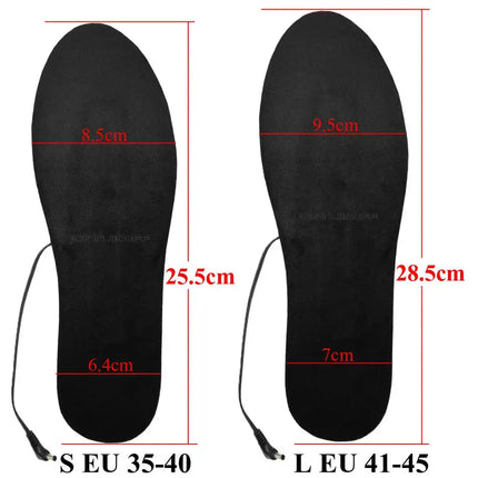 USB Electric Heated Insoles Women Men Heated Shoe Insoles Winter Outdoor Sport Feet Warming Insoles Foot Warming Pad Feet Warmer - GetGadgets