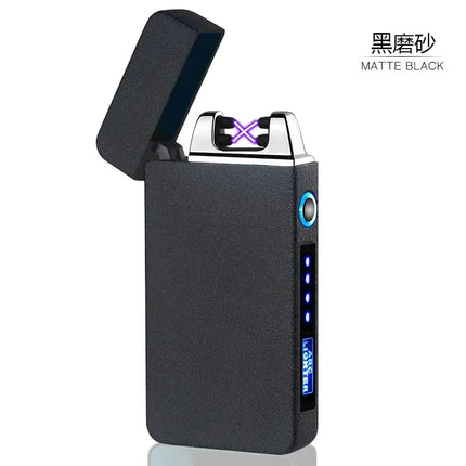 Portable Windproof USB Double Arc Lighter Touch Sensor - GetGadgets