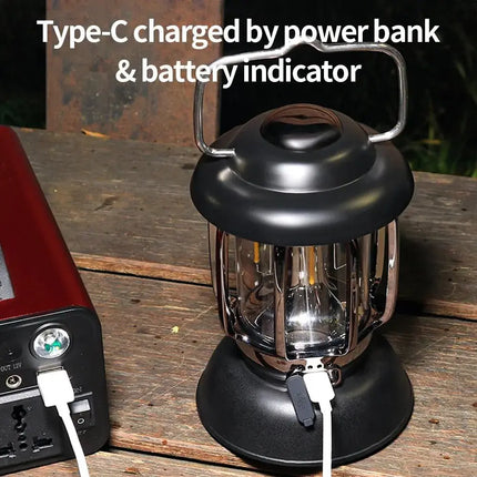 Radiant USB Rechargeable Camping Lamp With LED For Outdoor Adventures Brightens Campsites GetGadgets