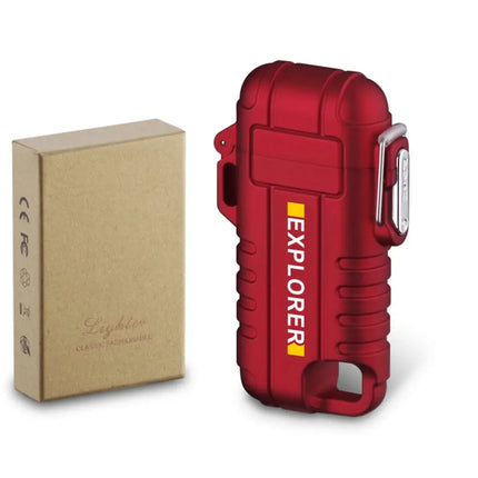 USB Type C Waterproof Lighter Arc Plasma 360 Rotate Outdoor - GetGadgets
