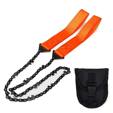 Portable Survival Chain Saw Chainsaws Emergency Camping Hiking Tool Pocket Hand Tool Pouch Outdoor Pocket Chain Saw - GetGadgets