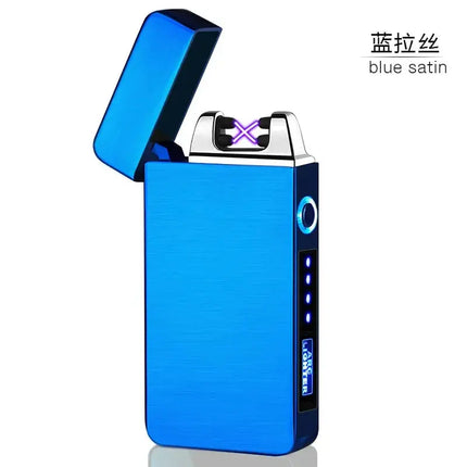 Portable Windproof USB Double Arc Lighter Touch Sensor - GetGadgets