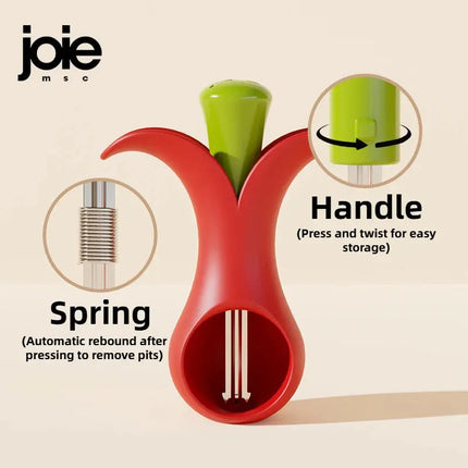 Joie Cherry Pitter Fruit Core Remover Kitchen Gadget - GetGadgets