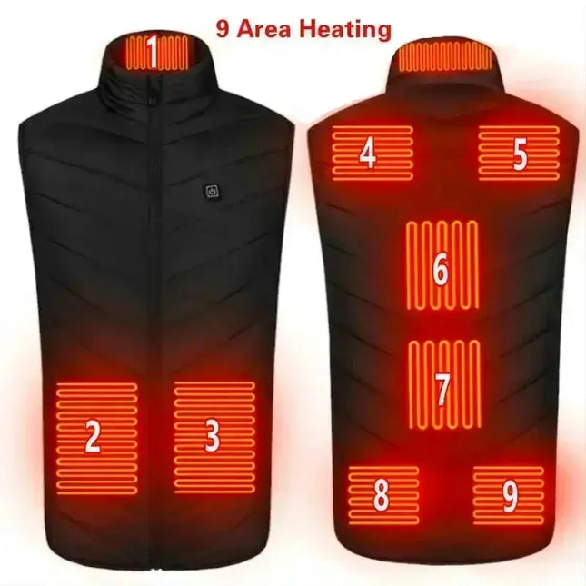 Slim Fit Smart Elektrische Verwarmingsvest - GetGadgets