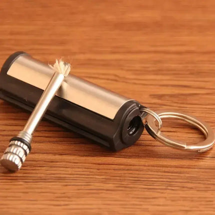 Outdoor Portable Match Keychain Lighter Metal Camping Tool - GetGadgets