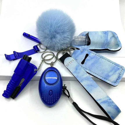 Empowering Self Defense Keychain Set For Women Quick Access Daily Safety