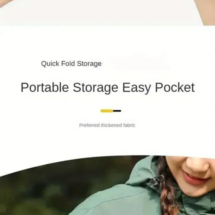 Portable folding stool, foldable hand-held camping stool, special folding stool for camping and fishing outdoors - GetGadgets