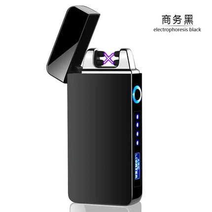 Portable Windproof USB Double Arc Lighter Touch Sensor - GetGadgets