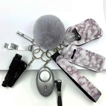 Empowering Self Defense Keychain Set For Women Quick Access Daily Safety