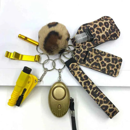 Empowering Self Defense Keychain Set For Women Quick Access Daily Safety
