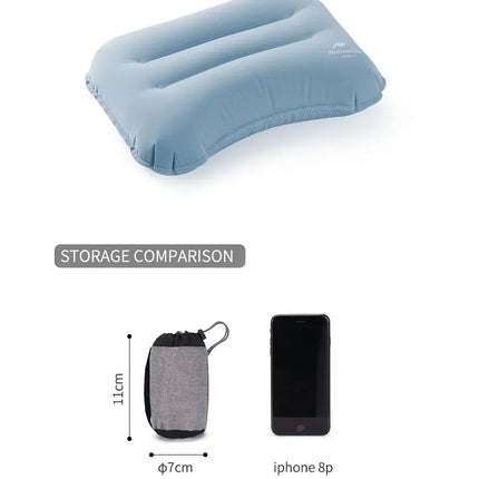 Naturehike Inflatable Camping Pillow Skin Friendly Flocking - GetGadgets