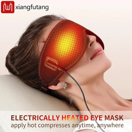 Heated Eye Mask Deep Heat Therapy For Home Relaxation - GetGadgets