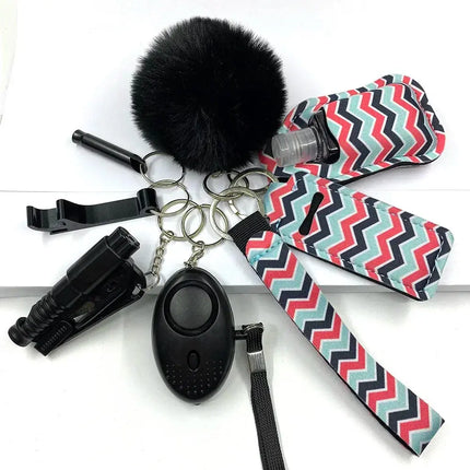 Empowering Self Defense Keychain Set For Women Quick Access Daily Safety GetGadgets