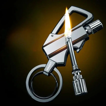 Outdoor Portable Match Keychain Lighter Metal Camping Tool - GetGadgets
