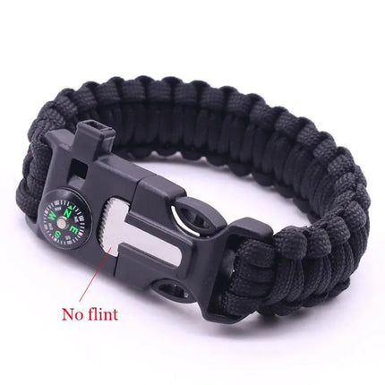 Outdoor Paracord Survival Bracelet Men Women Emergency - GetGadgets