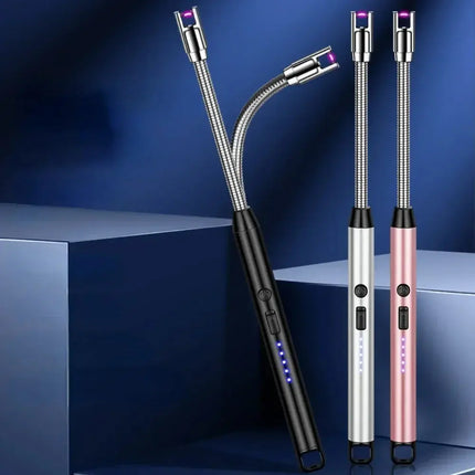 Kitchen USB Electric Arc Lighter Rechargeable Windproof BBQ - GetGadgets