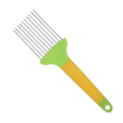 Stainless Steel Onion Holder Slicer Meat Tenderizer Tool - GetGadgets