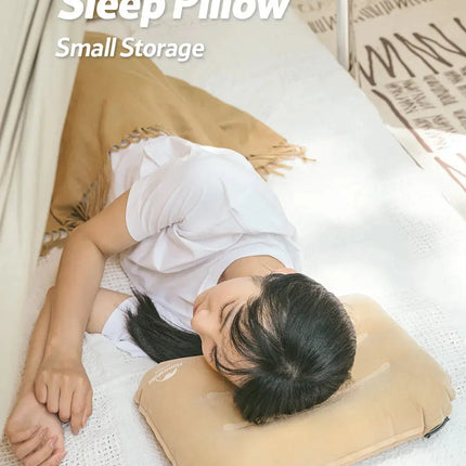 Naturehike Inflatable Camping Pillow Skin Friendly Flocking - GetGadgets