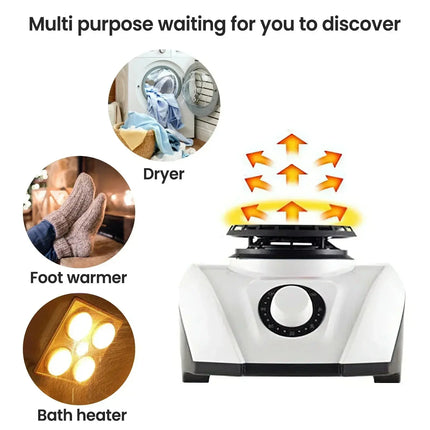 Stille 1200W Kledingdroger - Efficiënt en Warm - GetGadgets