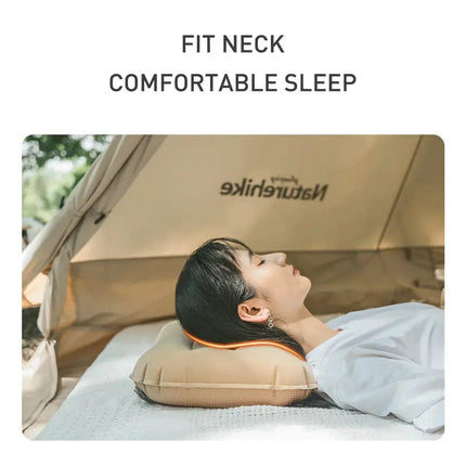 Naturehike Inflatable Camping Pillow Skin Friendly Flocking - GetGadgets