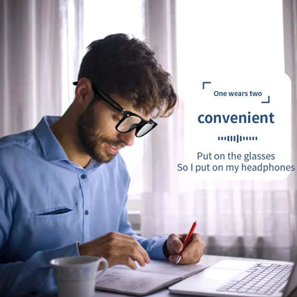 SENBONO Orignal E13 Smart Glasses With Sunglasses Open Ear Headsets Waterproof Hands-Free Calling Sunglasses For Men Womem - GetGadgets