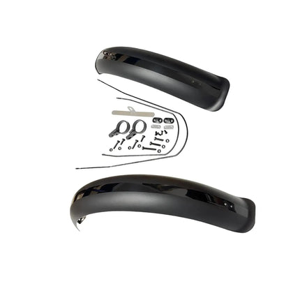 Rugged Bike Mud Guards Front Rear Set Durable PP Material For Clean Rides GetGadgets