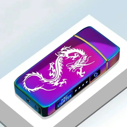 New Electric Lighter USB Charging Windproof Double Arc - GetGadgets