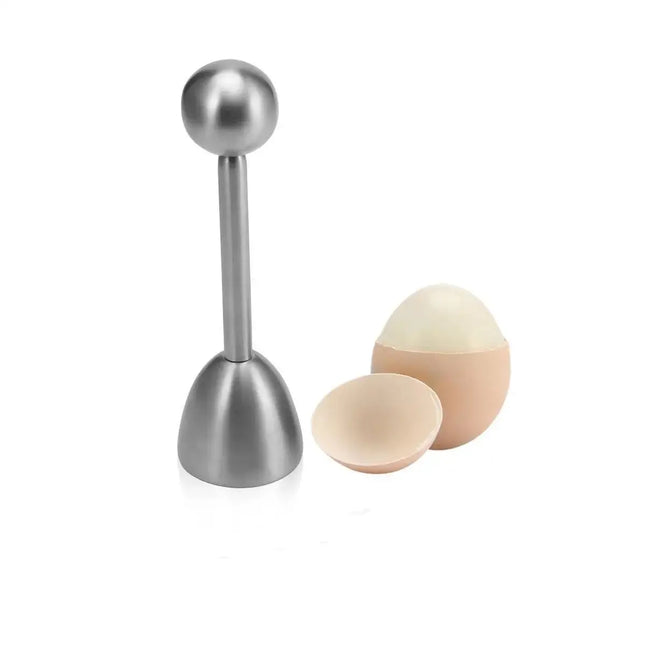 Stainless Steel Boiled Egg Topper Shell Top Knocker Opener   Kitchen Tool Cutter   Accessories  Gadget - GetGadgets