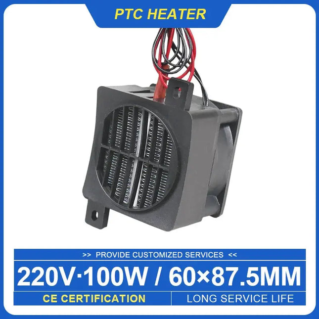 PTC Heater With Fan 220V 100W For Incubators And Labs - GetGadgets
