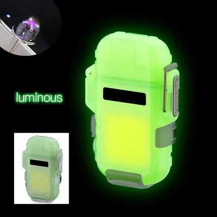 USB Type C Waterproof Lighter Arc Plasma 360 Rotate Outdoor - GetGadgets