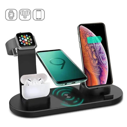 Powerful 7-In-1 Wireless Charger For Apple Devices With Fast Charging And Simultaneous All In One Convenience - GetGadgets