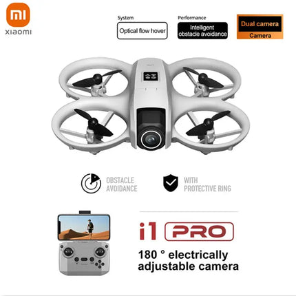 Xiaomi i1 PRO Mini Drone 8K HD Dual Camera Aerial Obstacle Avoidance Optical Flow Hover Avoidance Four-Axis RC Drone 10000M - GetGadgets