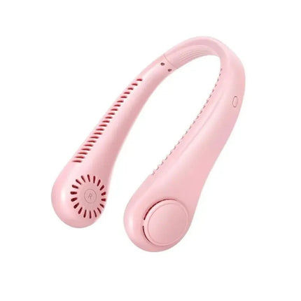 Portable neck fan -360 ° cooling wearable fan,          with digital display screen - GetGadgets