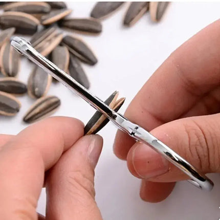 Stainless Steel Sunflower Seed Plier Nut Cracker Kitchen - GetGadgets