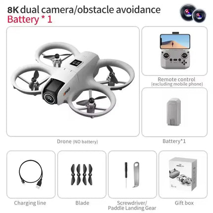 Xiaomi i1 PRO Mini Drone 8K HD Dual Camera Aerial Obstacle Avoidance Optical Flow Hover Avoidance Four-Axis RC Drone 10000M - GetGadgets