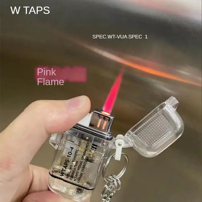 Waterproof Plasma Lighter Pink Flame Cartoon Camping Gear - GetGadgets