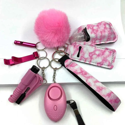 Empowering Self Defense Keychain Set For Women Quick Access Daily Safety